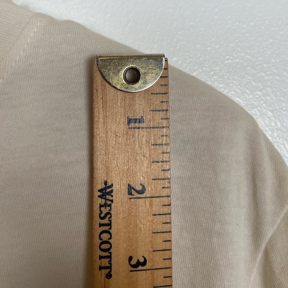 Women's Tiger Short Sleeves T-Shirt Size M Color Cream Cotton - Picture 5 of 9